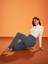 IUGA HeatLab® Fleece Lined Pull On High Waisted Dress Pants With Pockets