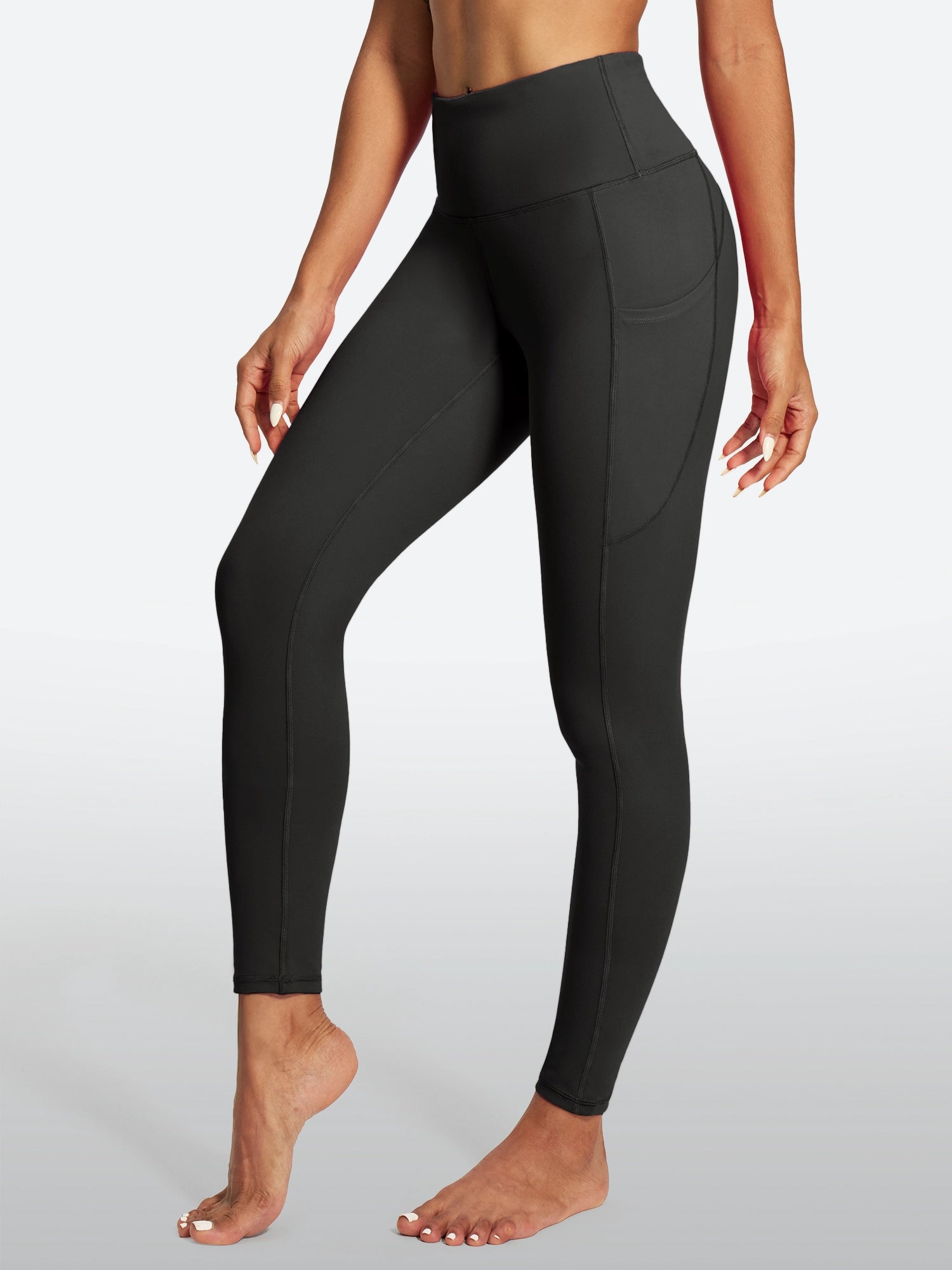 THE GYM PEOPLE Capri leggings voor dames, zwart, L THE GYM PEOPLE Capri leggings voor dames, zwart, L