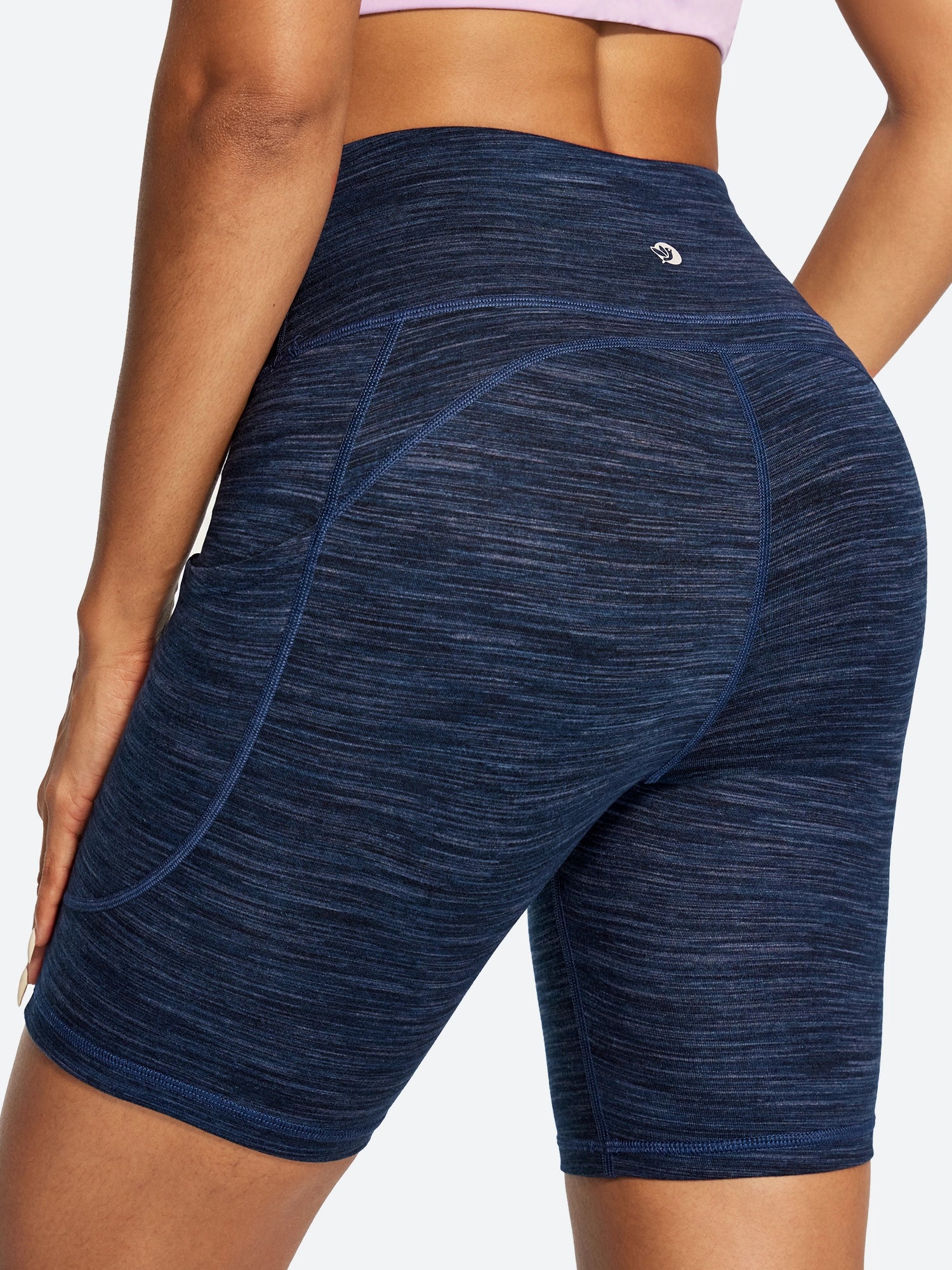 IUGA FlexTight Tummy Control Shorts With Pockets 6''