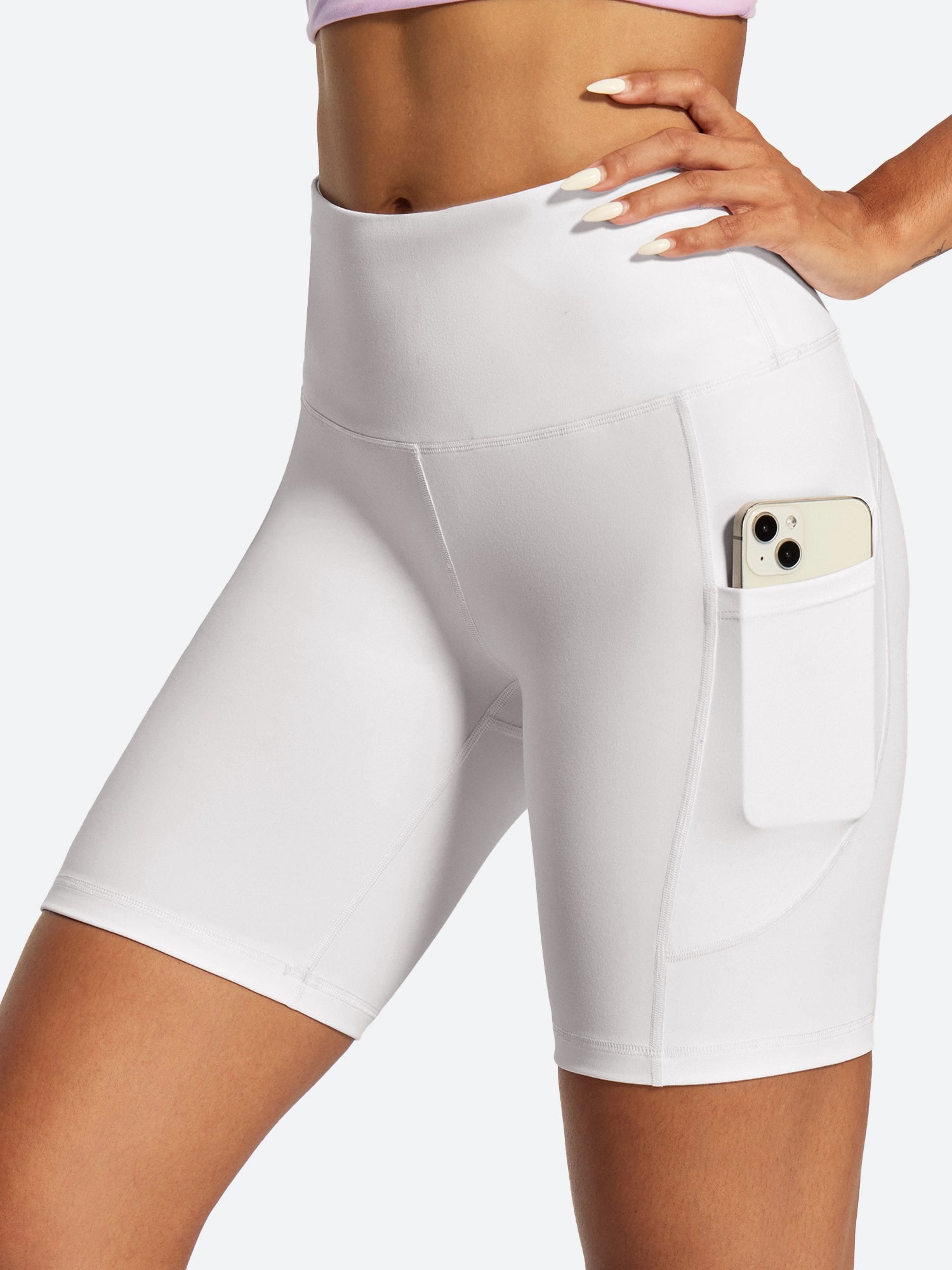 IUGA FlexTight Tummy Control Shorts With Pockets 6''