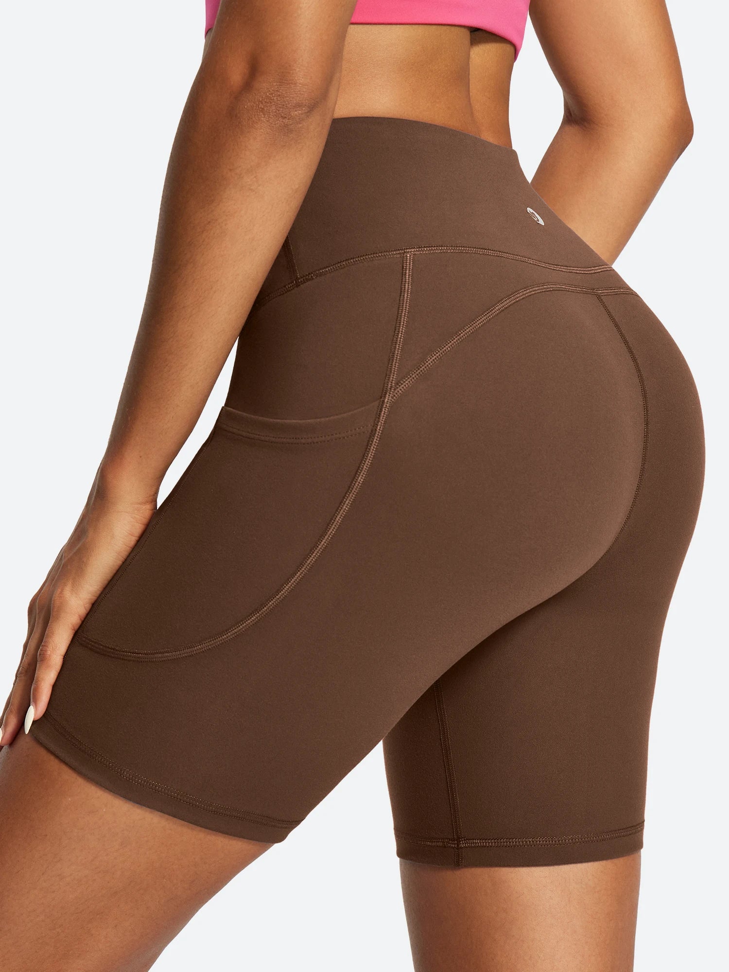 IUGA FlexTight Tummy Control Shorts With Pockets 6''