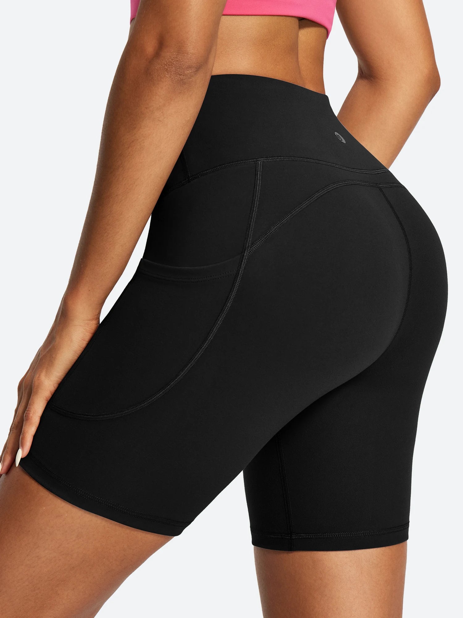 IUGA FlexTight Tummy Control Shorts With Pockets 6''