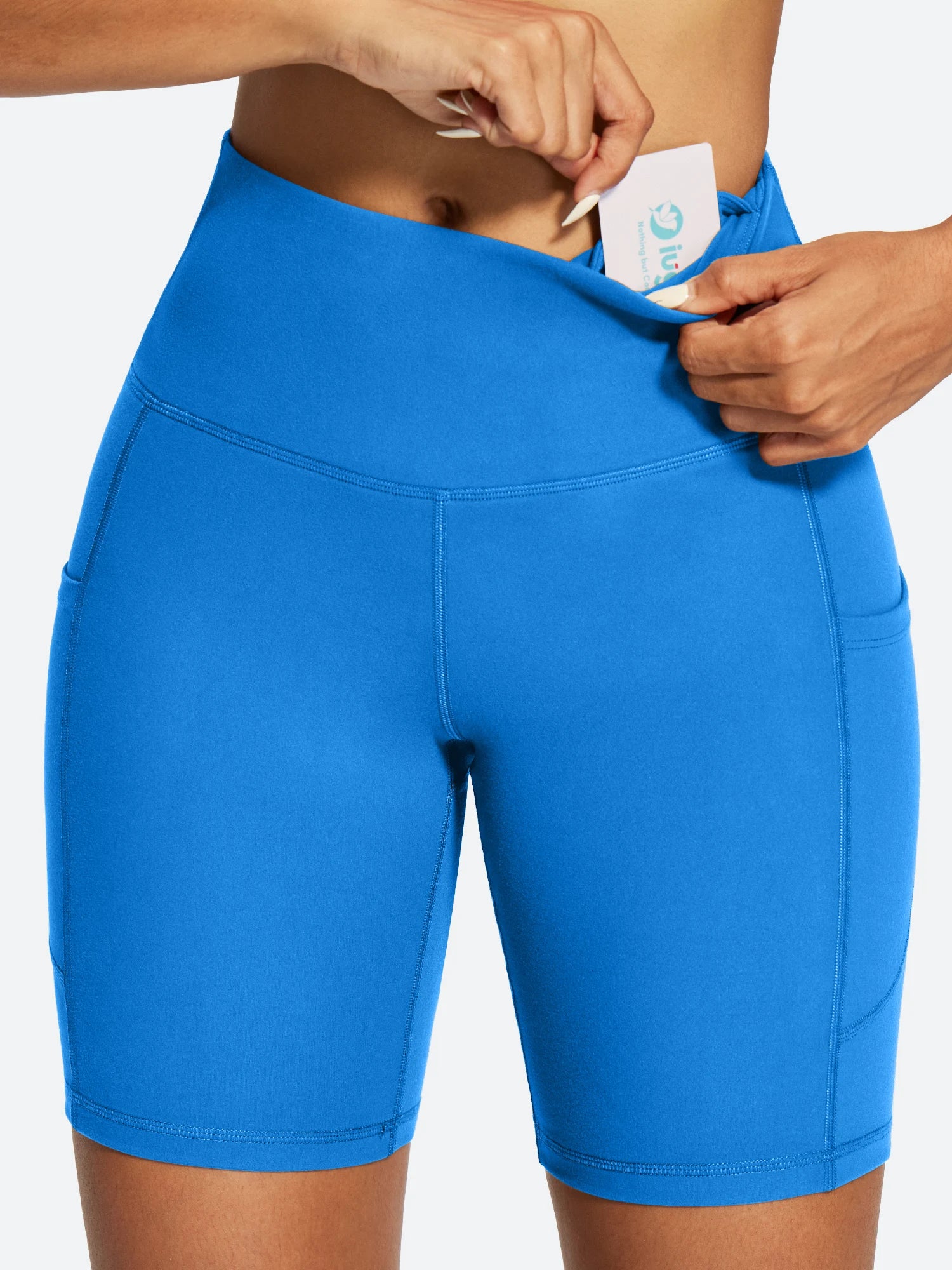 IUGA FlexTight Tummy Control Shorts With Pockets 6''