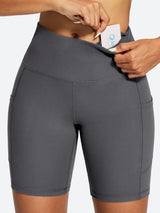 IUGA FlexTight Tummy Control Shorts With Pockets 6''