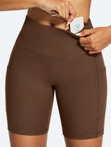 IUGA FlexTight Tummy Control Shorts With Pockets 6''