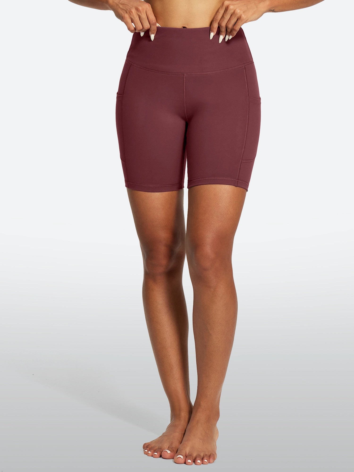 IUGA FlexTight Tummy Control Shorts With Pockets 6''