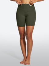 IUGA FlexTight Tummy Control Shorts With Pockets 6''