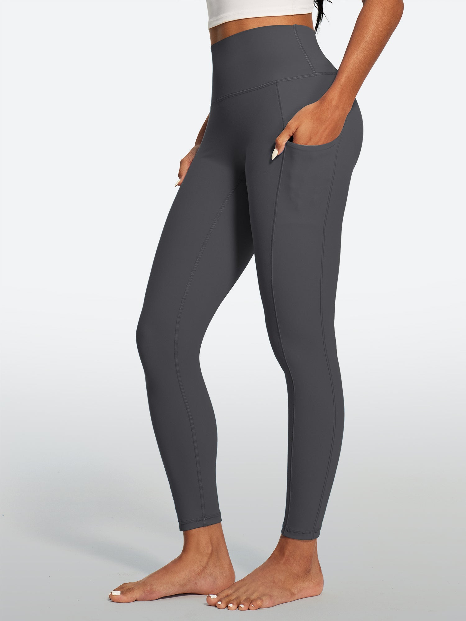 IUGA PowerTight No Front Seam Compression Leggings