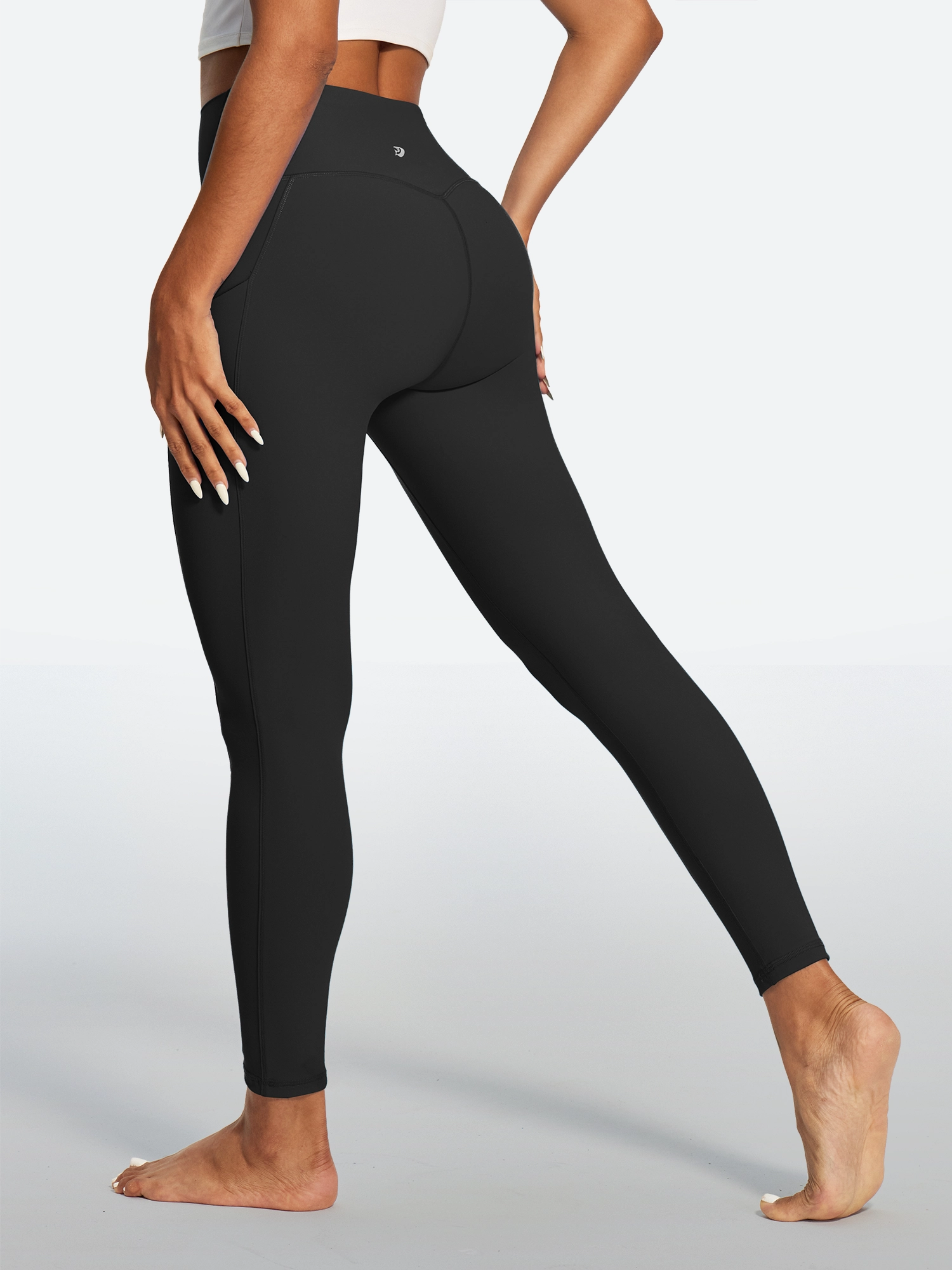 IUGA PowerTight No Front Seam Compression Leggings