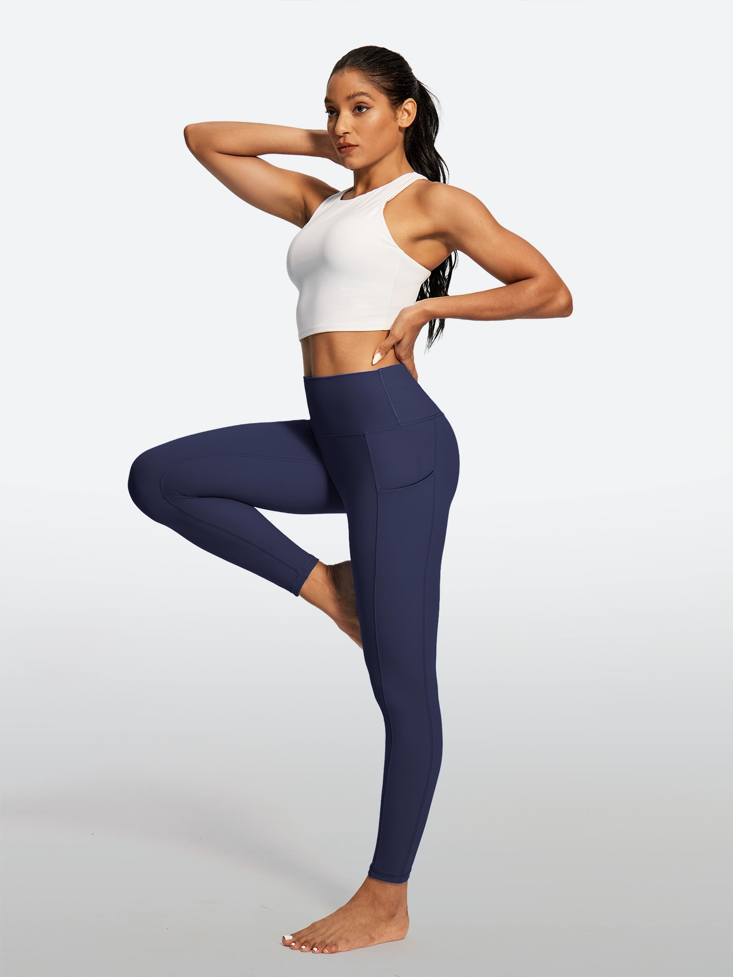 IUGA PowerTight No Front Seam Compression Leggings