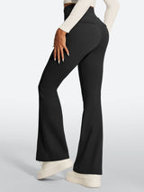 IUGA High Waist Pull On Stretchy Dress Pants With Zipper Pockets