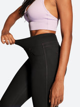 IUGA FlexTight High Waist Denim-Look Capris With Pockets