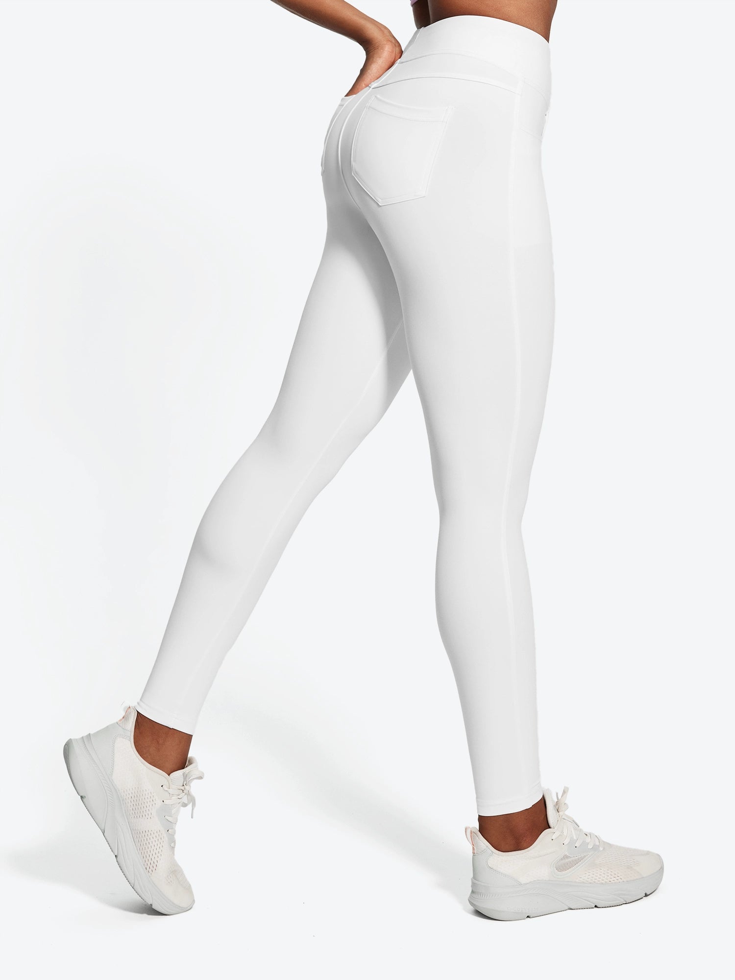 IUGA FlexTight High Waist Denim-Look Leggings With Pockets