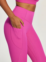 IUGA PowerTight Sandwich Scrunch Butt Lifting No Front Seam Compression Leggings With Pockets