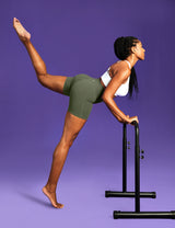 IUGA PowerTight 6'' Scrunch Butt No Front Seam High Waist Shorts With Pockets