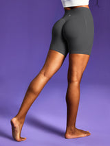 IUGA PowerTight 6'' Scrunch Butt No Front Seam High Waist Shorts With Pockets