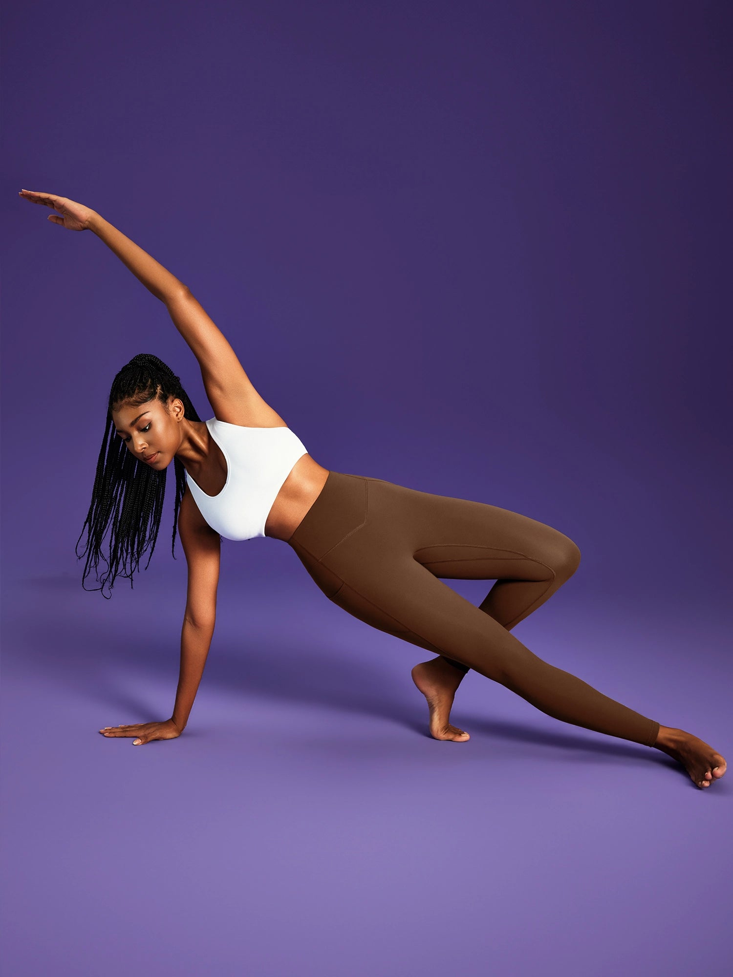 IUGA PowerTight Sandwich Scrunch Butt Lifting No Front Seam Compression Leggings With Pockets