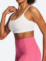 IUGA PowerTight Fixed-Cup Strappy Ultra-Soft Sports Bra | Affordable Yoga Leggings & Activewear by IUGA