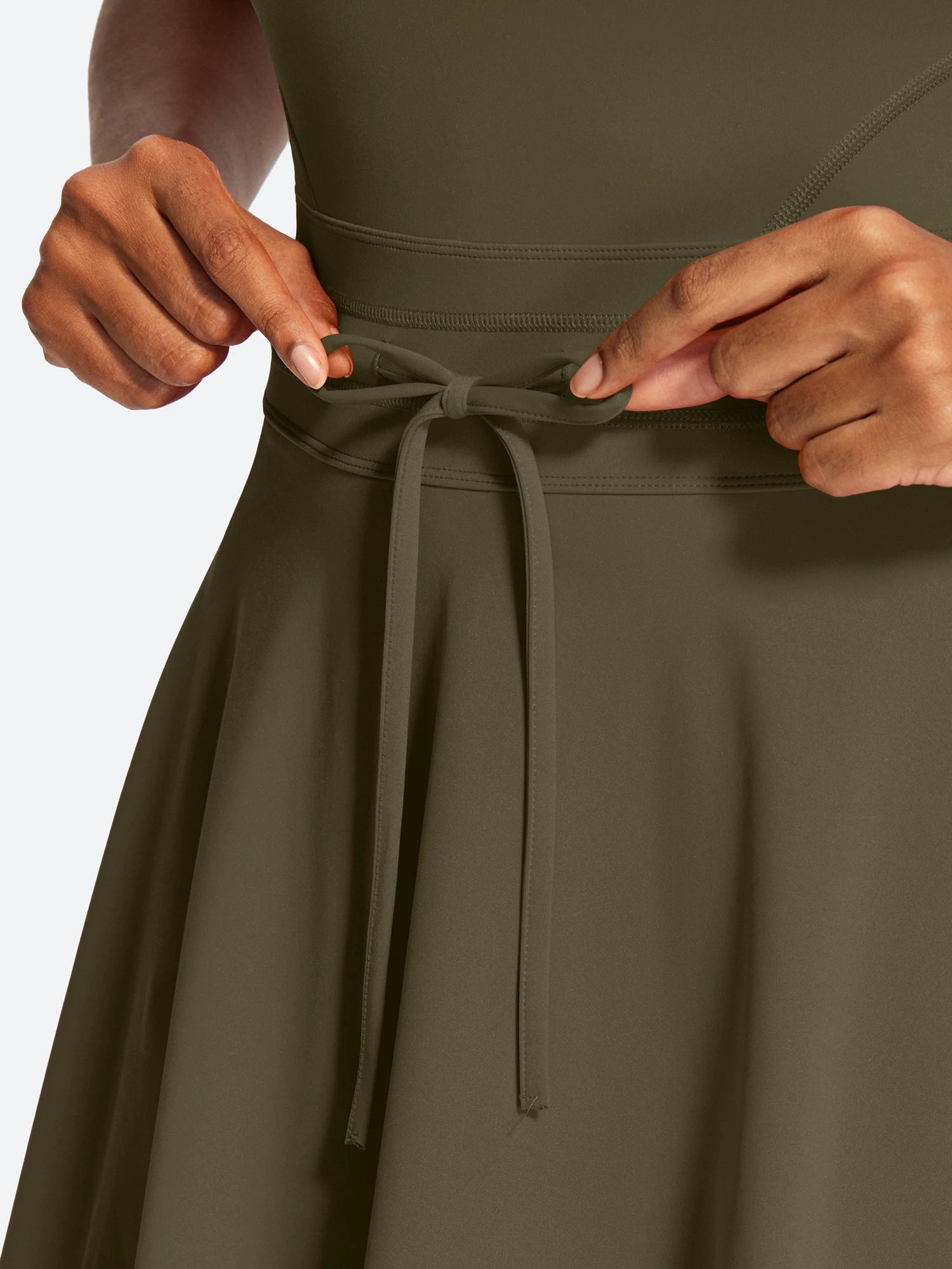 IUGA Tennis Mini Dresses With Built-in Shorts & Pockets | Affordable Yoga Leggings & Activewear by IUGA