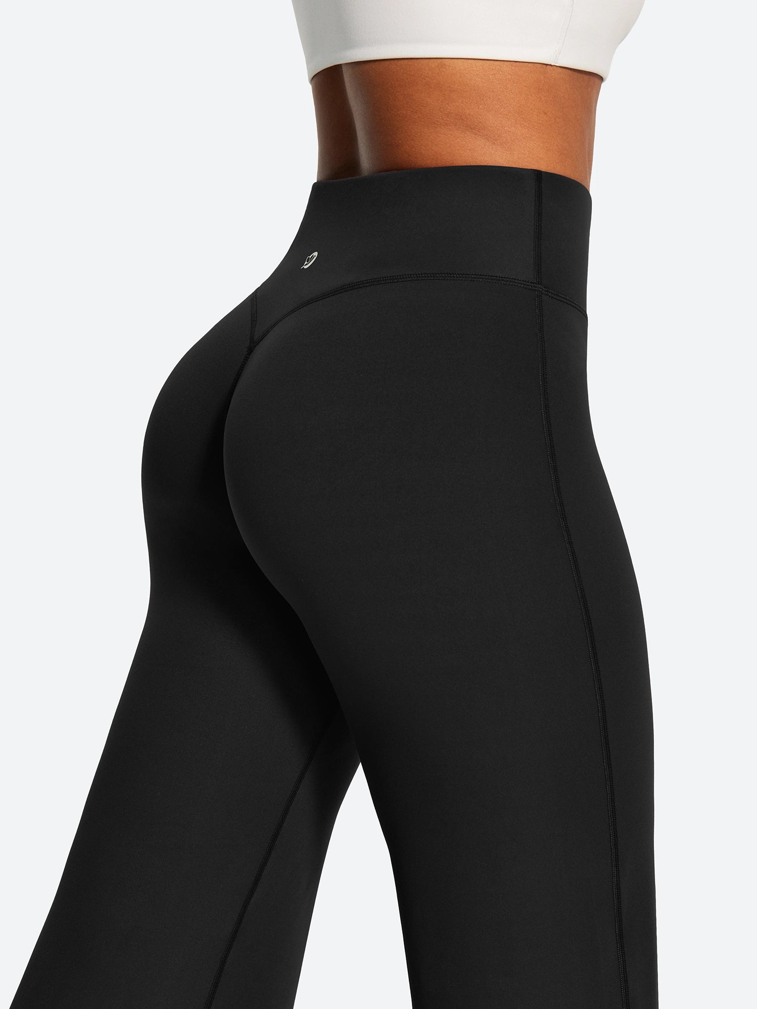 IUGA SilkFeel High Waist No Front Seam Straight Leggings | Affordable Yoga Leggings & Activewear by IUGA
