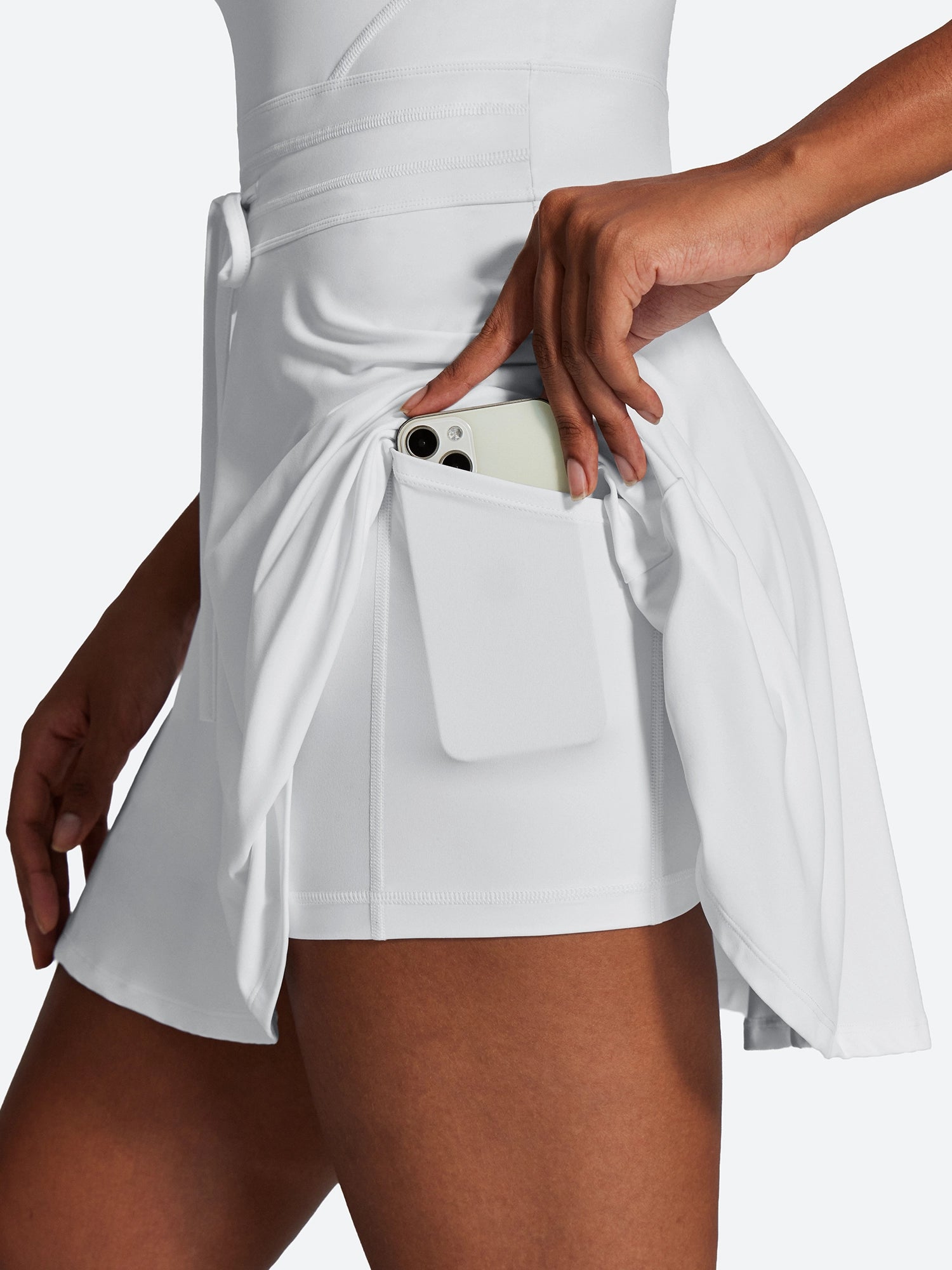 IUGA Tennis Mini Dresses With Built-in Shorts & Pockets | Affordable Yoga Leggings & Activewear by IUGA