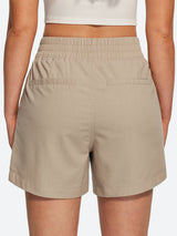 IUGA High Waisted Pull-On Comfy Linen Shorts With Pockets | Affordable Yoga Leggings & Activewear by IUGA