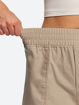 IUGA High Waisted Pull-On Comfy Linen Shorts With Pockets | Affordable Yoga Leggings & Activewear by IUGA