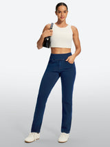 IUGA FlexDenim® High Waist Stretch Pull On Straight-Leg Jeans With Pockets