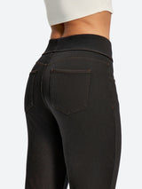 IUGA FlexDenim® High Waist Stretch Pull On Straight-Leg Jeans With Pockets