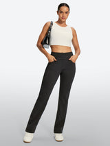 IUGA FlexDenim® High Waist Stretch Pull On Straight-Leg Jeans With Pockets