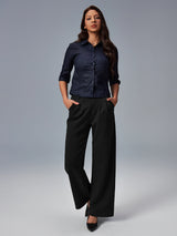 IUGA Wide-Leg Drapey Stretch Work Pants With Pockets | Affordable Yoga Leggings & Activewear by IUGA