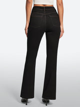 IUGA FlexDenim® Stretch Pull On High Waist Bootcut Jeans With Pockets