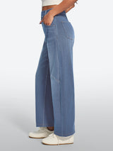 IUGA FlexDenim® Soft Pull-On Barrel-Leg Stretch Denim Pants With 4 Pockets