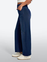 IUGA FlexDenim® Soft Pull-On Barrel-Leg Stretch Denim Pants With 4 Pockets