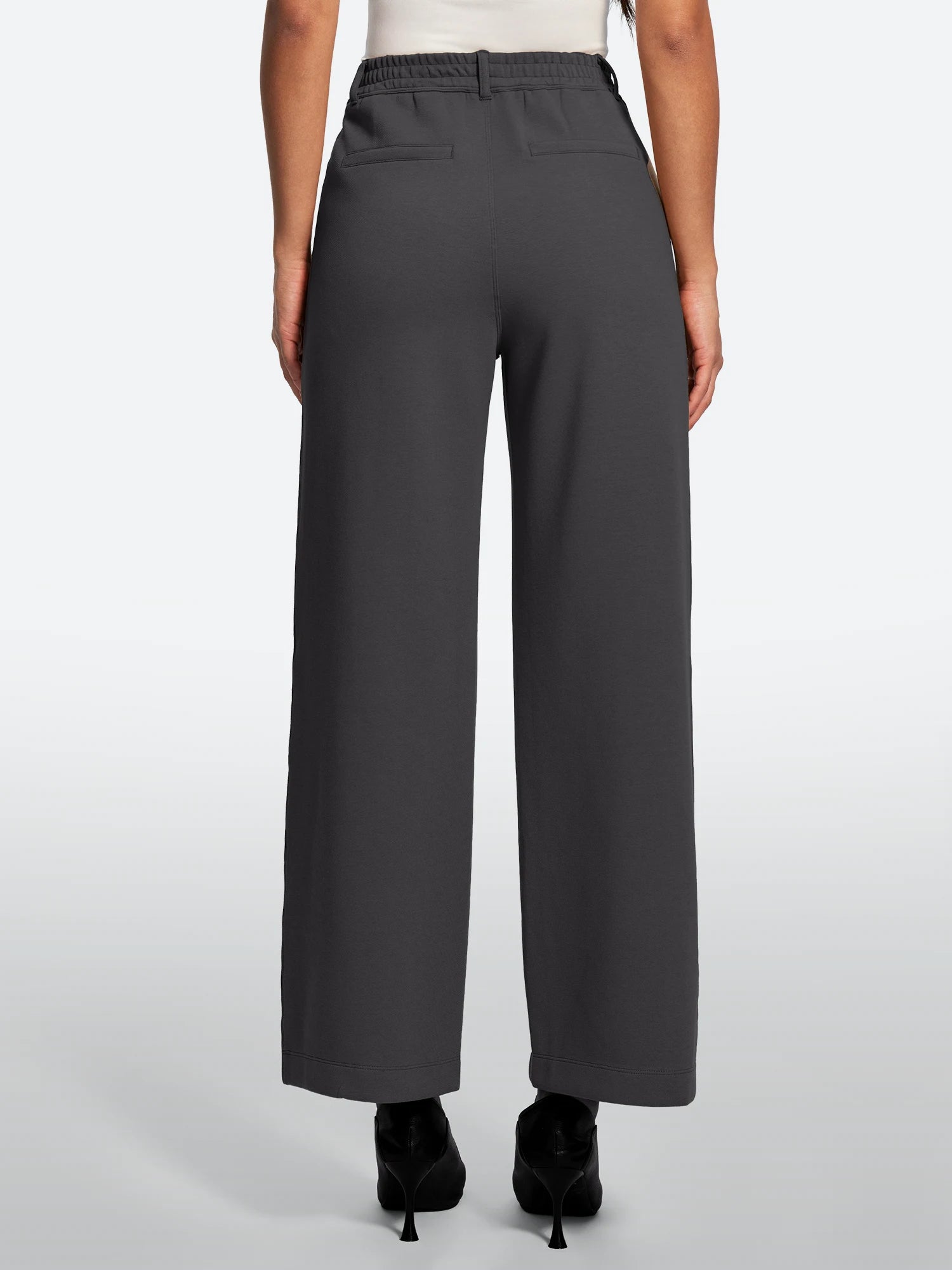 IUGA Wide-Leg Drapey Stretch Work Pants With Pockets | Affordable Yoga Leggings & Activewear by IUGA