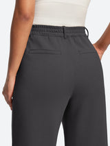 IUGA Wide-Leg Drapey Stretch Work Pants With Pockets | Affordable Yoga Leggings & Activewear by IUGA