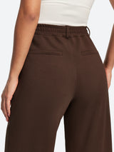 IUGA Wide-Leg Drapey Stretch Work Pants With Pockets | Affordable Yoga Leggings & Activewear by IUGA