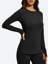IUGA Women’s Thermal Fleece Set Stretch Base Layer With Thumbholes