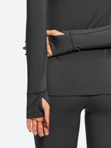 IUGA Women’s Thermal Fleece Set Stretch Base Layer With Thumbholes