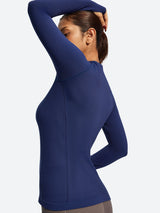IUGA Long Sleeve Active Top Seamless Stretch Workout Shirt With Thumbholes | Affordable Yoga Leggings & Activewear by IUGA