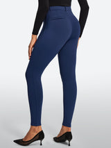 IUGA HeatLab® Fleece Lined Pull On High Waisted Dress Pants With Pockets