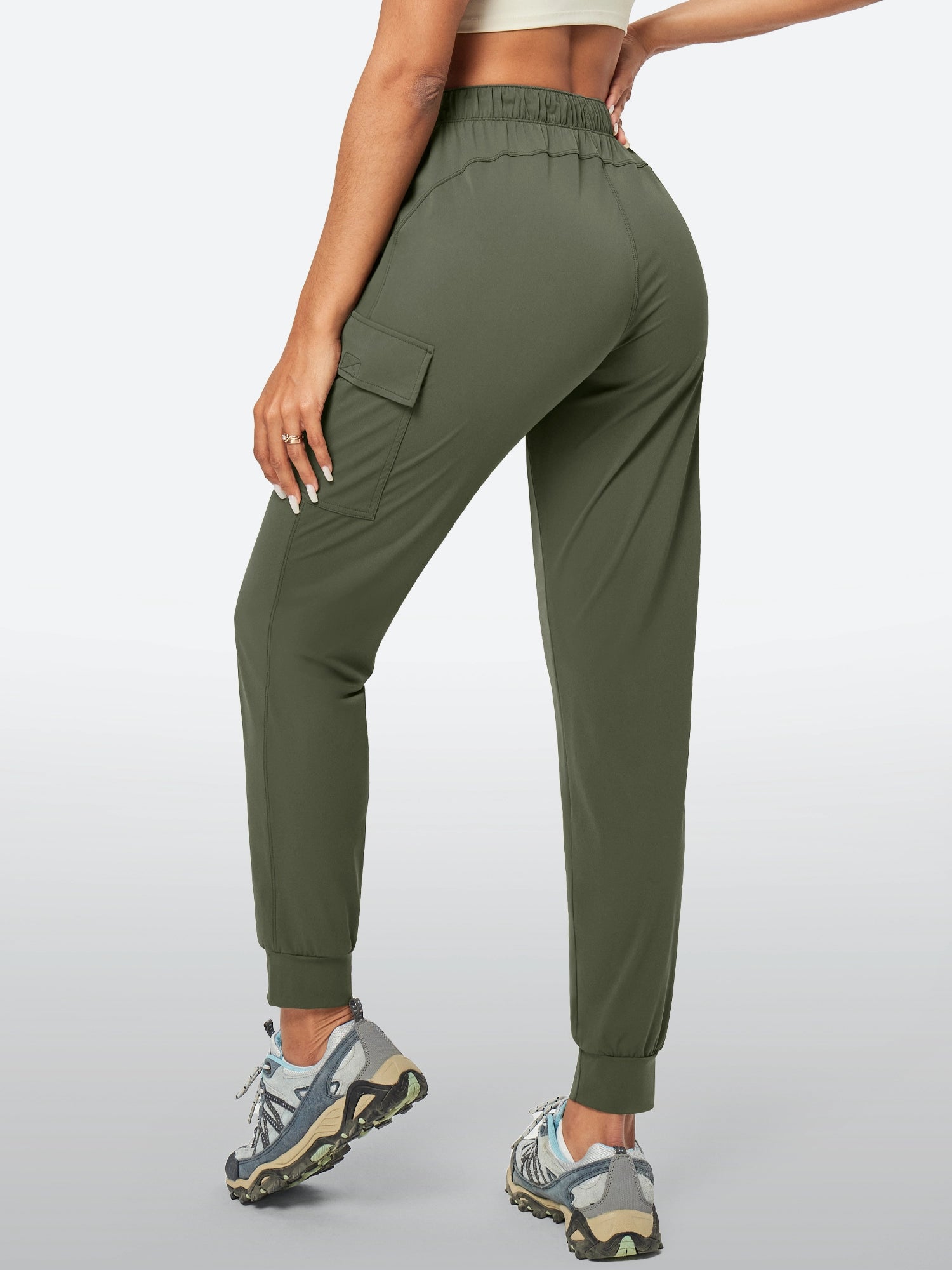 IUGA UPF50+ Quick Dry Hiking Cargo Joggers With Pockets - IUGA