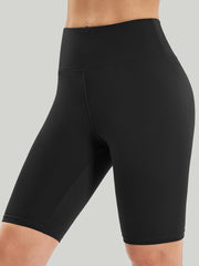 IUGA High Waist Biker Shorts with Inner Pocket black