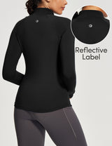 IUGA Turtleneck Long Sleeve Fleece Lined Thermal Shirts With Pockets - IUGA