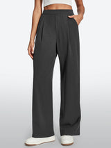 IUGA High-Waisted Waffle Work Pants