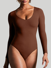 IUGA ButterLAB™ Long Sleeve V Neck Bodysuits for Women
