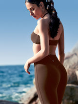 IUGA Sandwich No Front Seam Flare Yoga Pants - IUGA