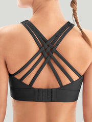 IUGA Supcream High Impact Padded Sports Bra black