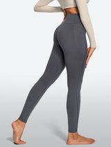 IUGA Heatlab® Sandwich Waistband Fleece Lined No Front Seam Leggings