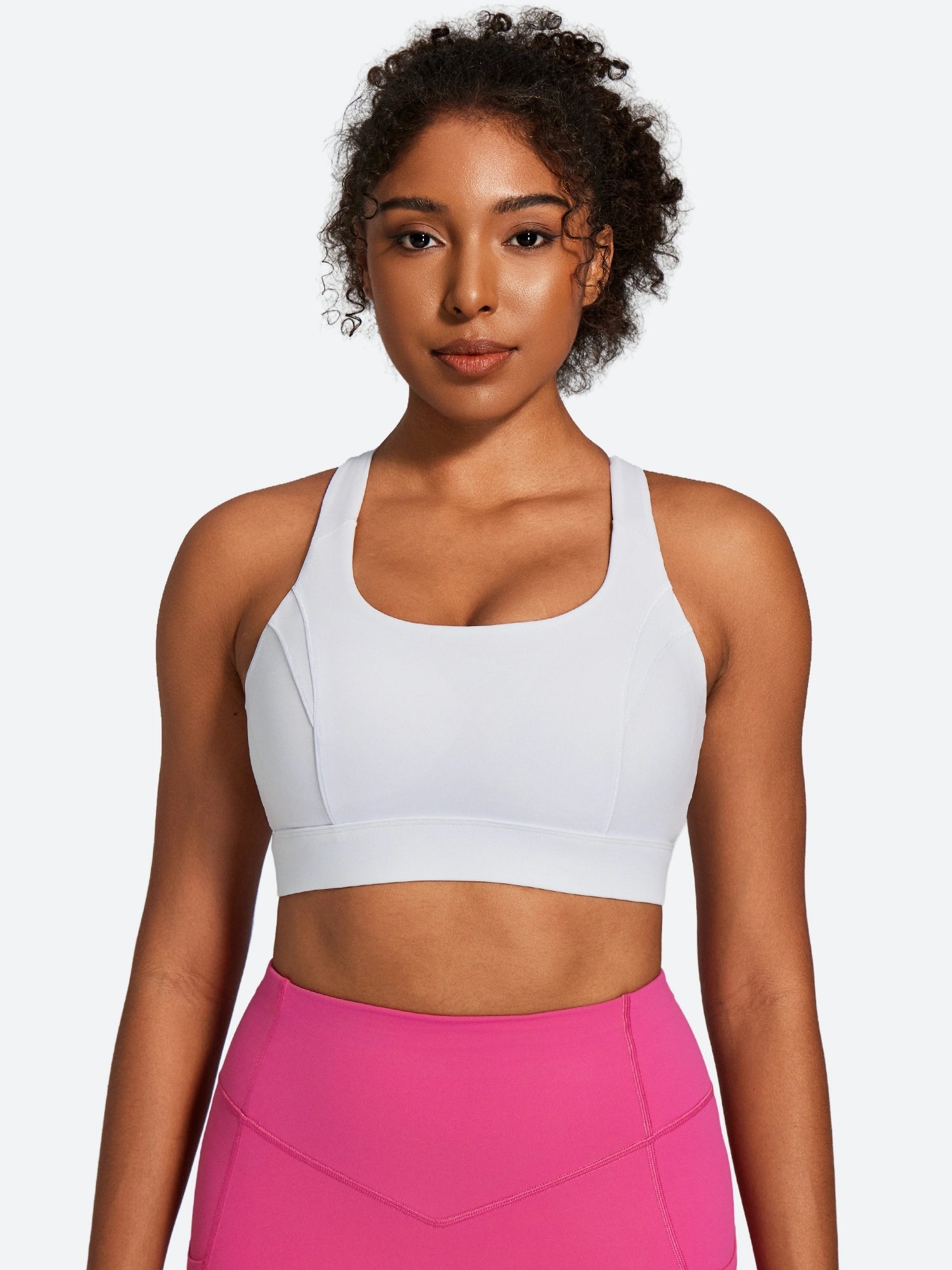 IUGA High Impact Adjustable Criss Cross Back Sports Bra | Affordable Yoga Leggings & Activewear by IUGA